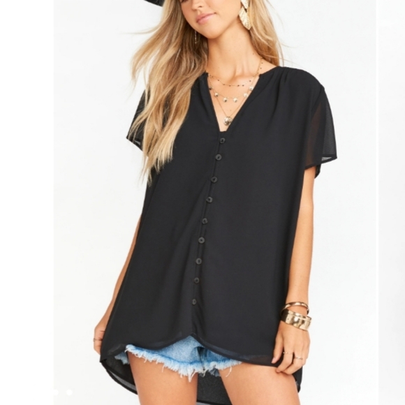 Show Me Your MuMu Tops - Show Me Your Mumu Cosmic Tunic Black